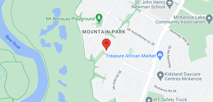 map of 322 MOUNTAIN PARK DR SE